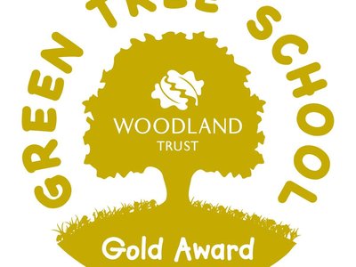 Image of GOLD award from The Woodlands Trust 