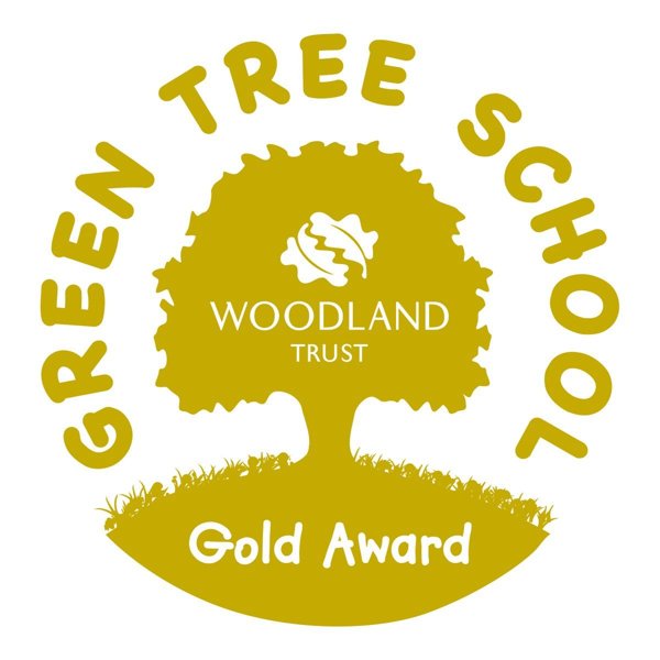 Image of GOLD award from The Woodlands Trust 